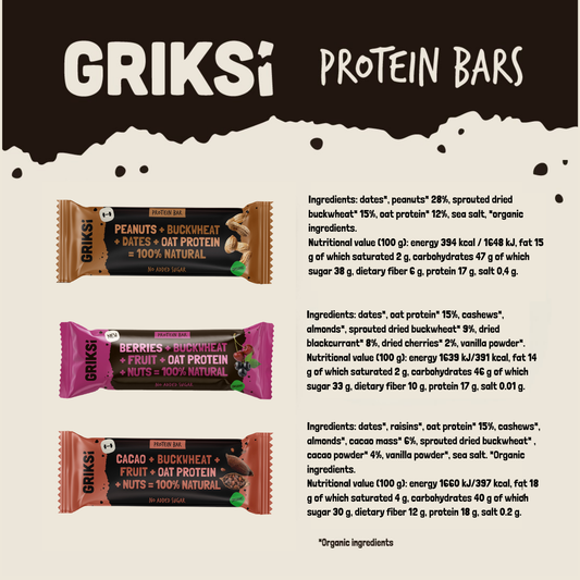 3 Flavors PROTEIN Variety 24 pcs Mix box