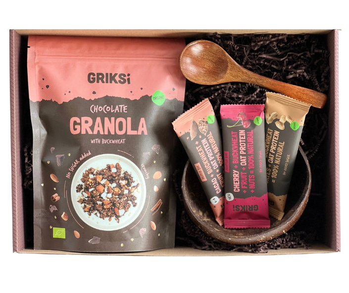 Saldā Ziemassvētku maģija ar šokolādes granolu