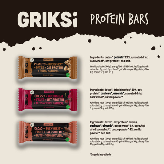 3 Flavors PROTEIN Variety 24 pcs Mix box