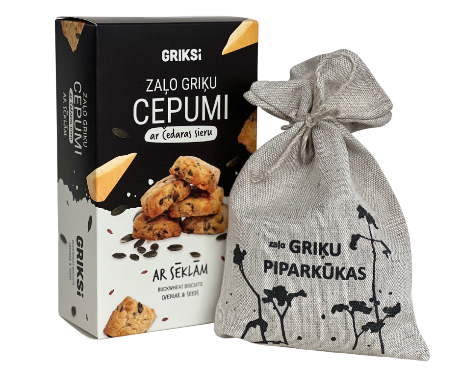 Ziemmasvētku dāvanu komplekts ar griķu cepumiem. Drīzumā būs pieejams!