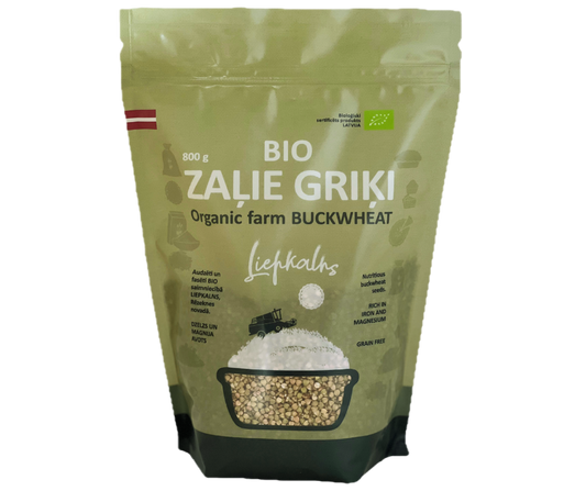 Organic Green Buckwheat 800 g