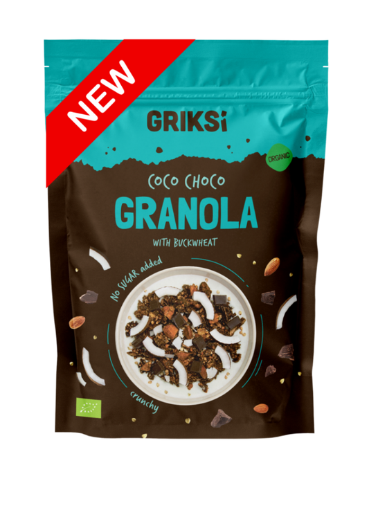 Coco Choco Granola with buckwheat, organic